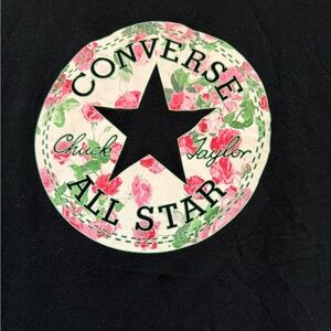 Converse Chuck Taylor floral t shirt